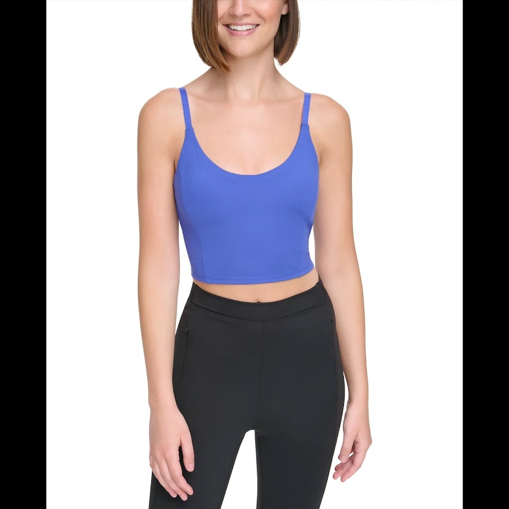 NWT, Calvin Klein Performance Women's Low Impact Crop Top - Luna